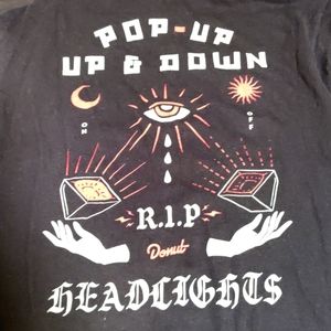 Donut Media "Pop Up and Down Headlights" L black Tee